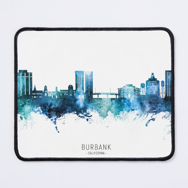 Item preview, Burbank California Skyline designed and sold by ArtPrints.
