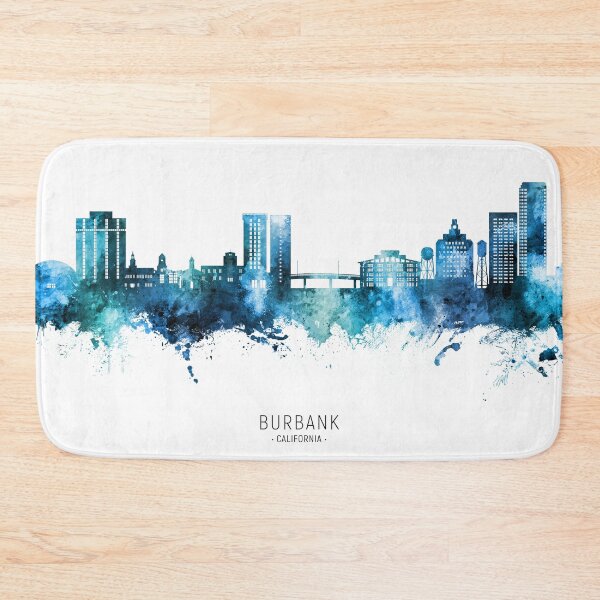 Item preview, Burbank California Skyline designed and sold by ArtPrints.