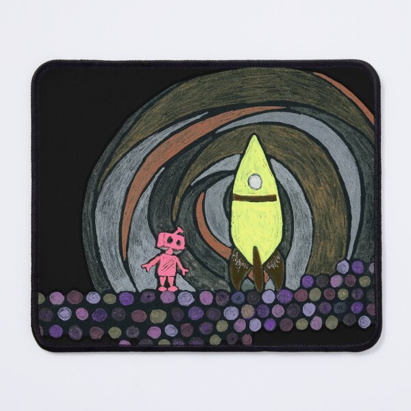 Item preview, Robot With a Yellow Rocket designed and sold by Betsy Phillips.