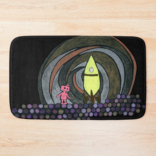 Item preview, Robot With a Yellow Rocket designed and sold by Betsy Phillips.