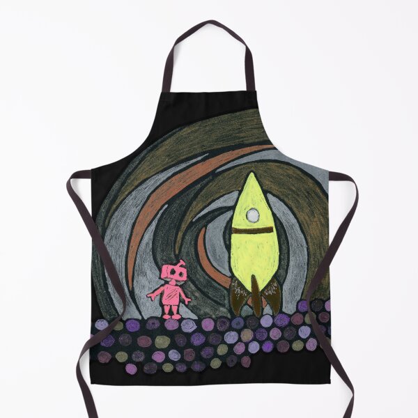 Item preview, Robot With a Yellow Rocket designed and sold by Betsy Phillips.