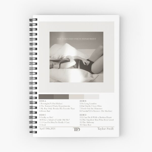 Item preview, The tortured poets department album cover art with tracklist,ttpd designed and sold by Tinybluebird.