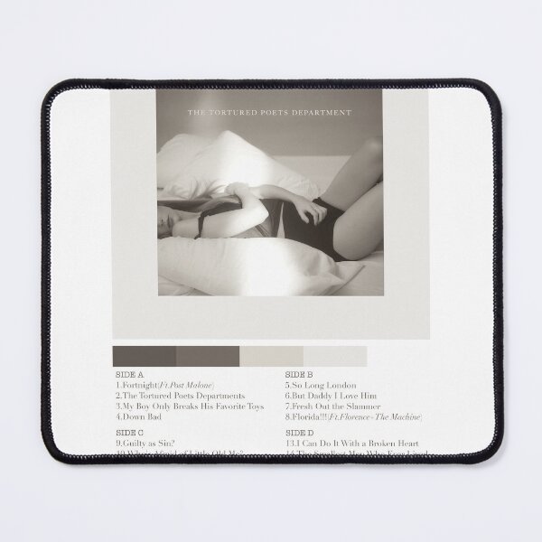 Item preview, The tortured poets department album cover art with tracklist,ttpd designed and sold by Tinybluebird.