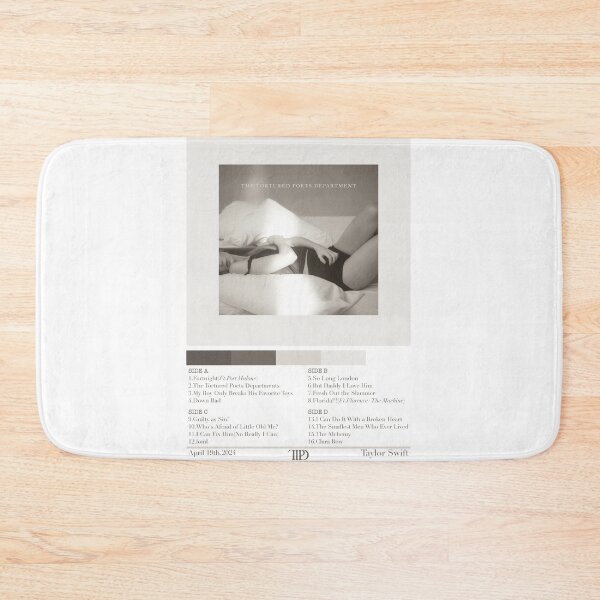 Item preview, The tortured poets department album cover art with tracklist,ttpd designed and sold by Tinybluebird.
