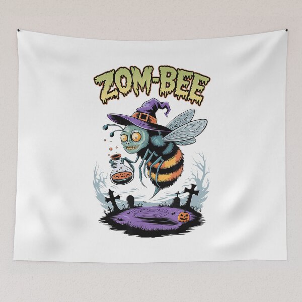 Item preview, ZomBee Witch Bee In Graveyard designed and sold by Arfurneauxt.