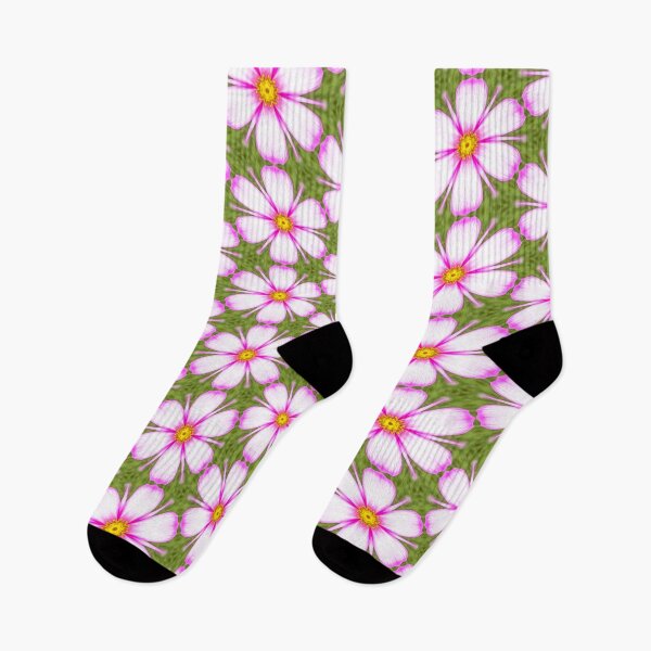 Item preview, Cosmos Flowers Pattern designed and sold by Patternflower.