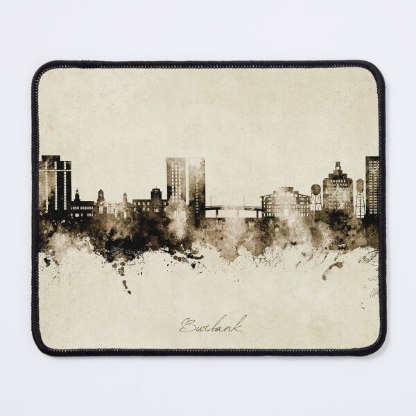 Item preview, Burbank California Skyline designed and sold by ArtPrints.