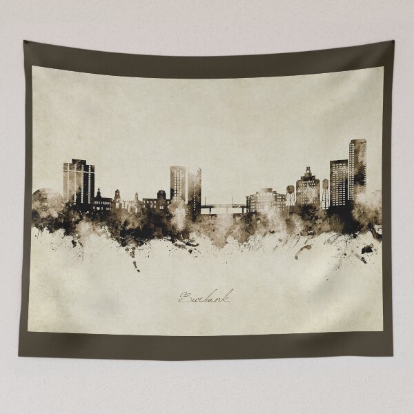 Item preview, Burbank California Skyline designed and sold by ArtPrints.
