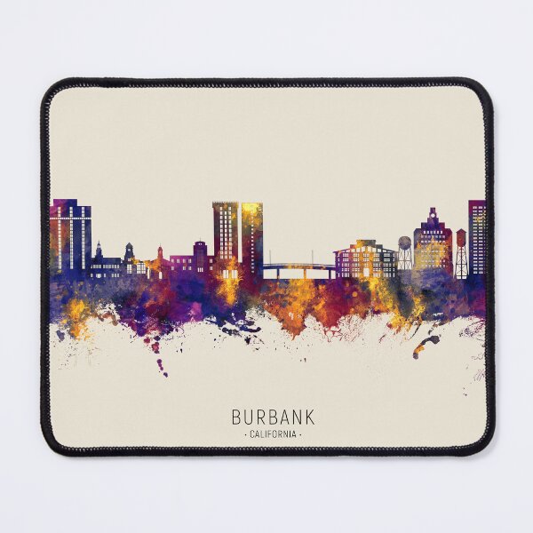 Item preview, Burbank California Skyline designed and sold by ArtPrints.