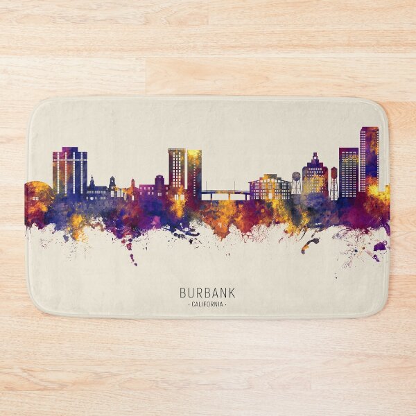Item preview, Burbank California Skyline designed and sold by ArtPrints.