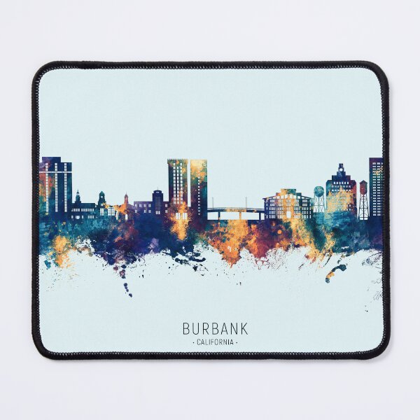 Item preview, Burbank California Skyline designed and sold by ArtPrints.