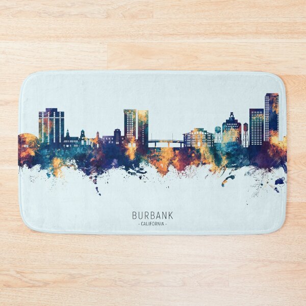 Item preview, Burbank California Skyline designed and sold by ArtPrints.