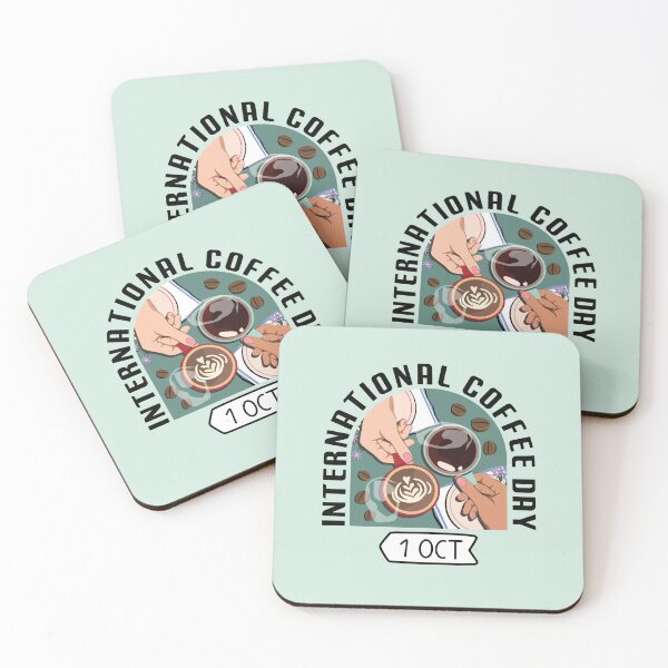 Item preview, 1 October International Coffee Day - Wacky Holidays designed and sold by ChemicalXShop.