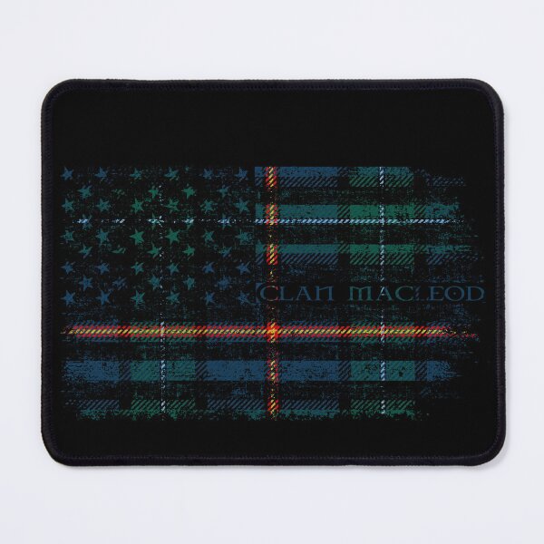 Item preview, Clan MacLeod German Scottish tartan US flag kilt Scotland designed and sold by Clan1093.