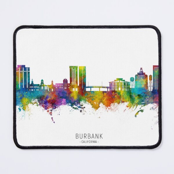 Item preview, Burbank California Skyline designed and sold by ArtPrints.