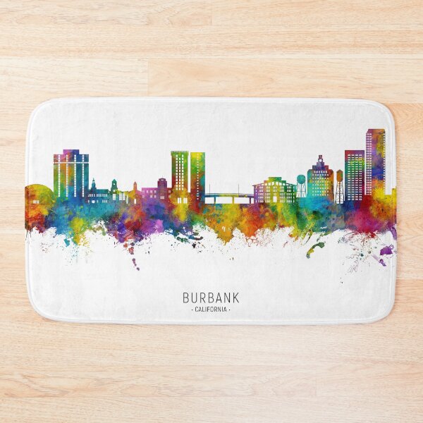 Item preview, Burbank California Skyline designed and sold by ArtPrints.