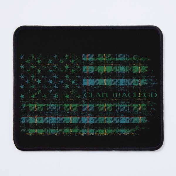Item preview, Clan MacLeod of Skye Scottish tartan US flag kilt Scotland designed and sold by Clan1093.