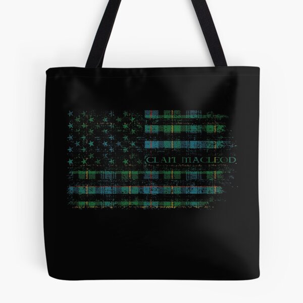 Item preview, Clan MacLeod of Skye Scottish tartan US flag kilt Scotland designed and sold by Clan1093.