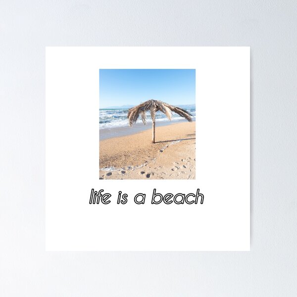 Item preview, Life is a Beach designed and sold by nickbrayimages.
