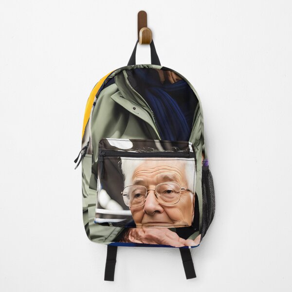 Item preview, Cold Pensioner trying to keep warm on an underground train designed and sold by Colin Bentham.
