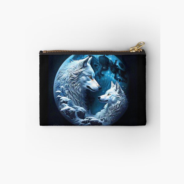 Item preview, double wolf moon 2024 tileartwork designed and sold by tileartwork.