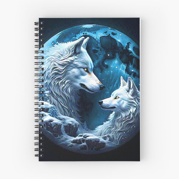 Item preview, double wolf moon 2024 tileartwork designed and sold by tileartwork.
