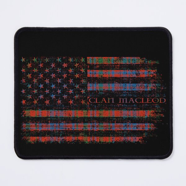Item preview, Clan MacLeod of Tullibardine Scottish tartan US flag kilt Scotland designed and sold by Clan1093.