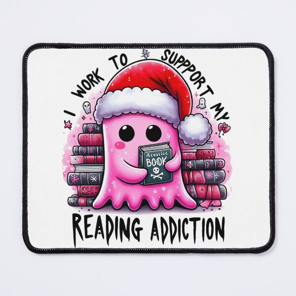 Item preview, I Work To Support My Reading Addiction designed and sold by erkinmaddison.