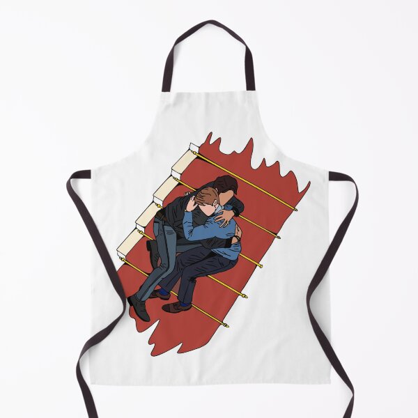 Item preview, RWRB movie alex and henry hug on the stairs,red white and royal blue designed and sold by Tinybluebird.