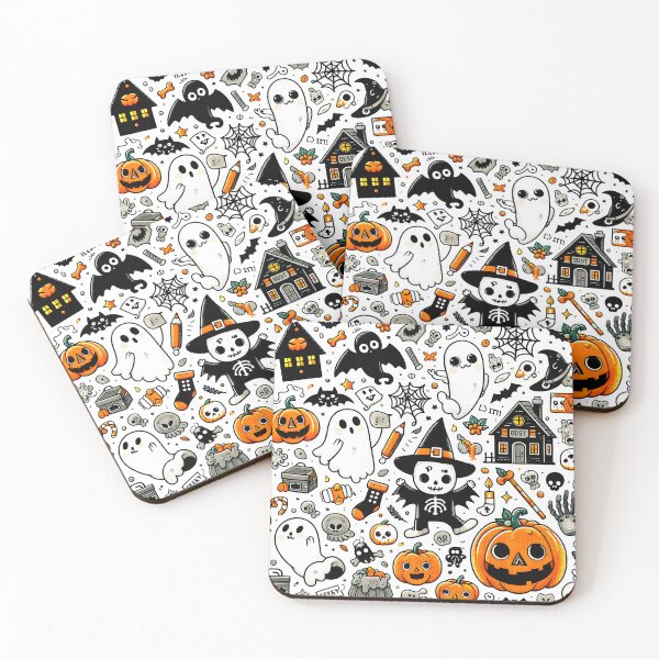 Item preview, Cute & Spooky Halloween Doodles designed and sold by Thai Vibe Studio.