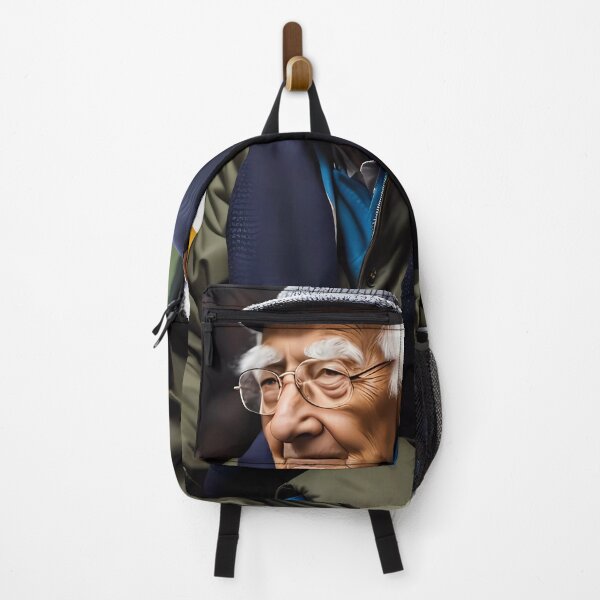 Item preview, Cold Pensioner trying to keep warm on an underground train designed and sold by Colin Bentham.