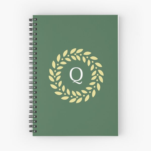 Item preview, Classic Monogram Letter Q with Laurel Wreath Design designed and sold by rasagamastore.
