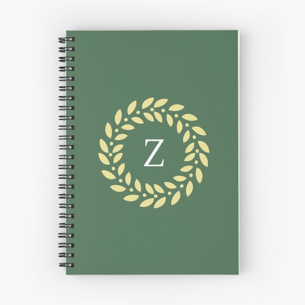 Item preview, Classic Monogram Letter Z with Laurel Wreath Design designed and sold by rasagamastore.
