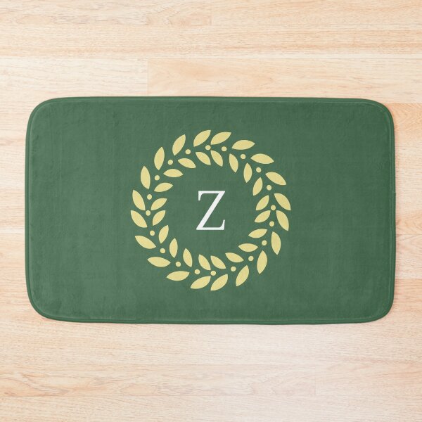 Item preview, Classic Monogram Letter Z with Laurel Wreath Design designed and sold by rasagamastore.