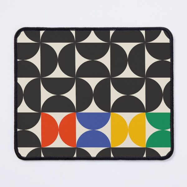 Item preview, Bauhaus Pattern Red Blue Yellow Green designed and sold by lukassfr.