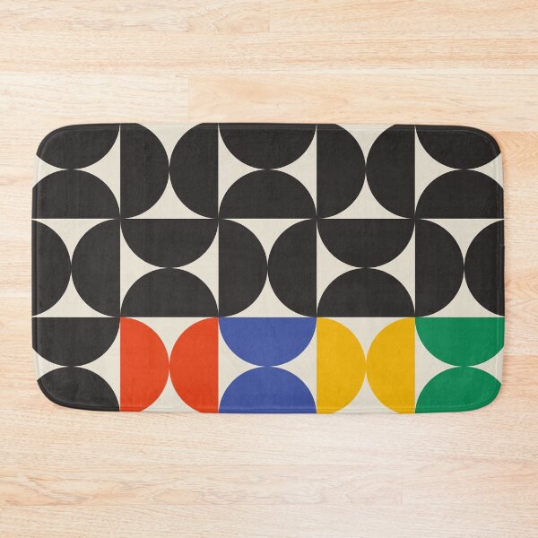 Item preview, Bauhaus Pattern Red Blue Yellow Green designed and sold by lukassfr.