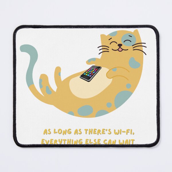 Item preview, Wi-Fi Cat Nap designed and sold by OliTaArt.