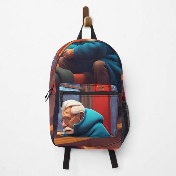 Item preview, Cold Pensioner trying to keep warm on an underground train designed and sold by Colin Bentham.