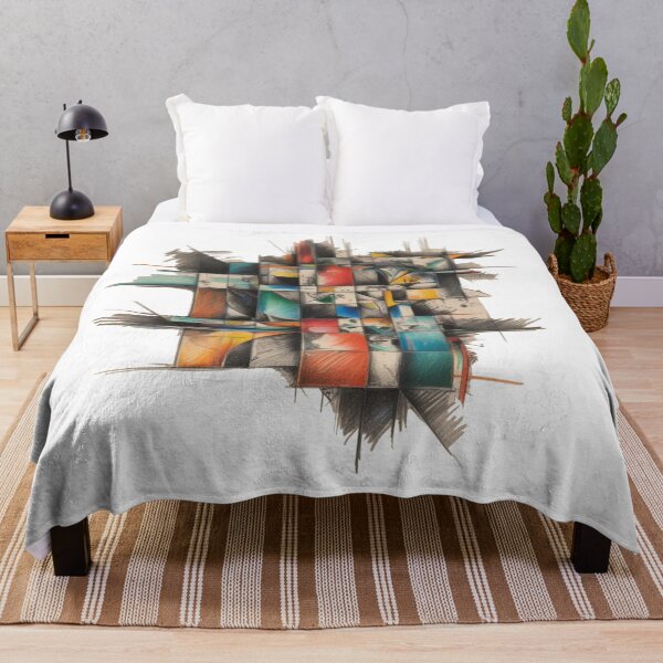 Item preview, A colorful abstract drawing with many shapes and lines designed and sold by PWDigitalArt.