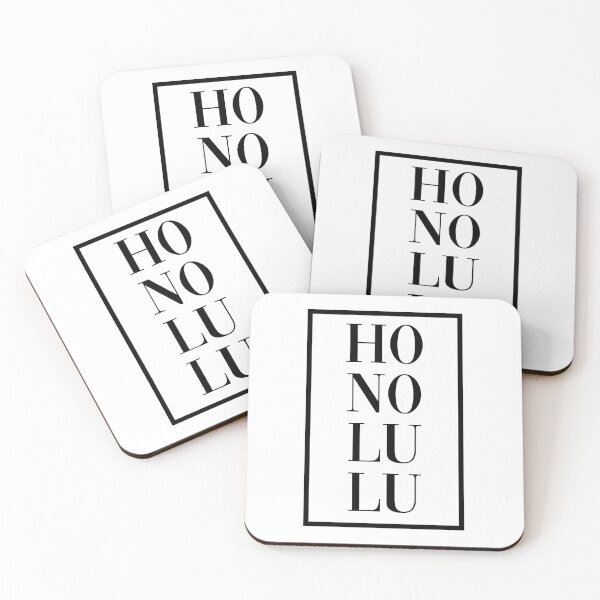 Item preview, Honolulu text designed and sold by HawaiiSofia.