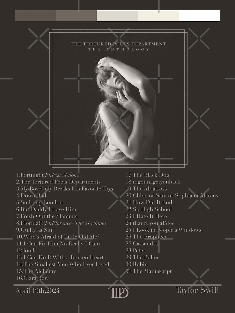 The tortured poets department the anthology album cover art