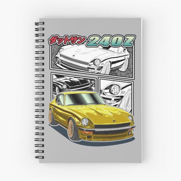Item preview, ํYellow Datsun 240z Comic Style Comic Style designed and sold by JDM Guyvit.