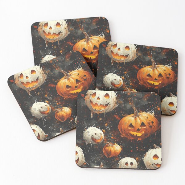 Item preview, Spooky pumpkins and Halloween preparations. 1 designed and sold by Tem‑Tip of pen.