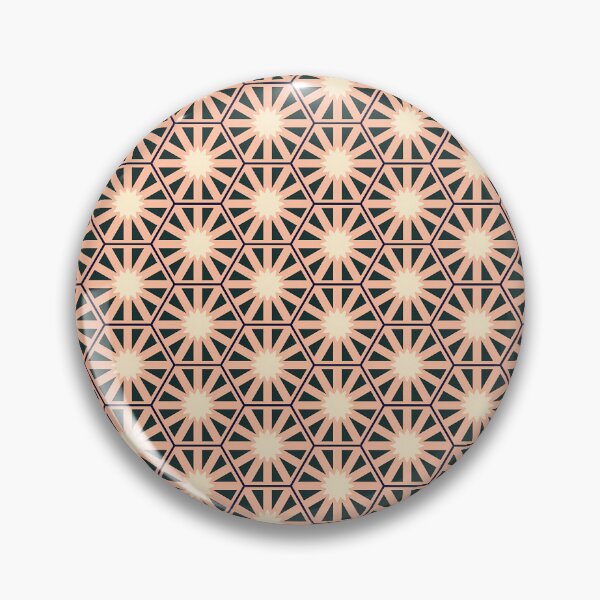 Item preview, Intricate and Repetitive Geometric Pattern Black Pink designed and sold by Genie-0750.