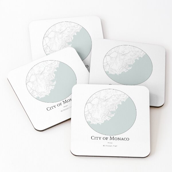 Item preview, Topography of Monaco designed and sold by JohnnysHeath.