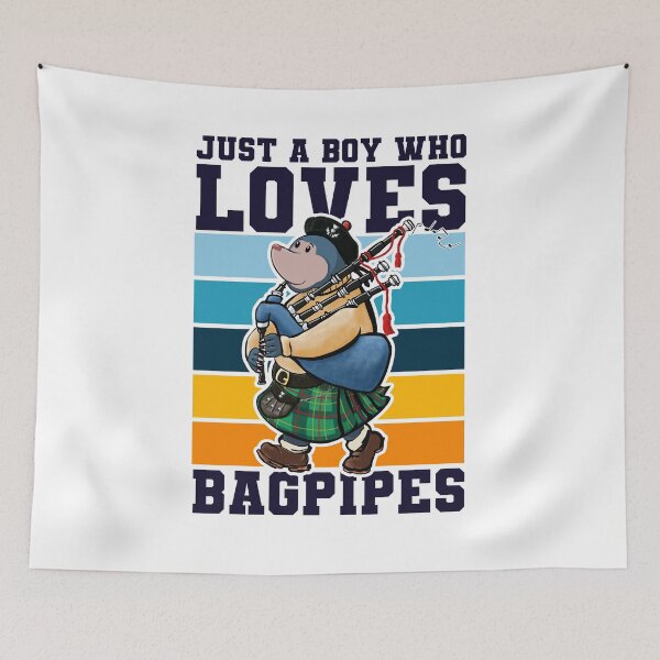 Item preview, Funny Scottish Bagpipes Player designed and sold by brodyquixote.