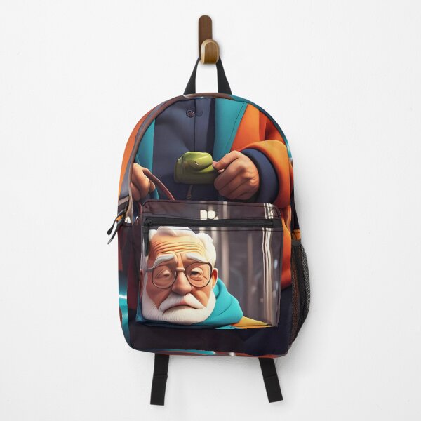 Item preview, Cold Pensioner trying to keep warm on an underground train designed and sold by Colin Bentham.