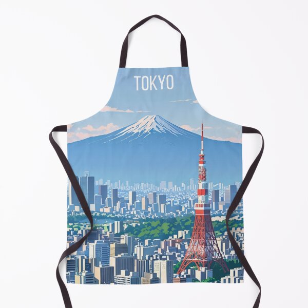 Artikelvorschau, Reiseposter Tokio - Skyline von Tokio: Das Herz der Stadt entworfen und verkauft von Digital Japan.