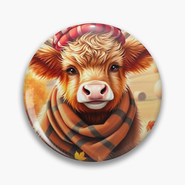 Item preview, Cute Fall Highland Cow Design designed and sold by Sol-threads.