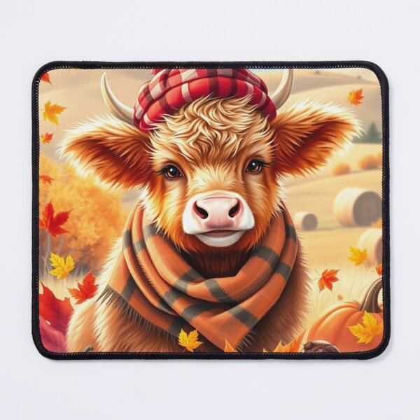Item preview, Cute Fall Highland Cow Design designed and sold by Sol-threads.